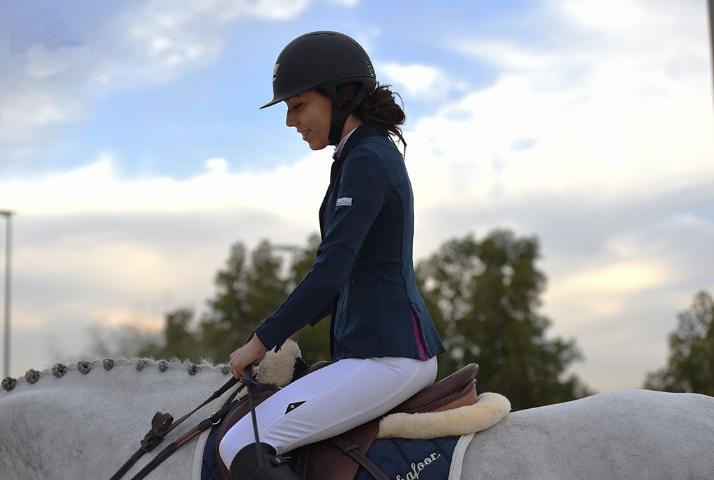 MEC rider preparing in the arena